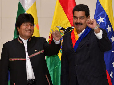 PRESIDENTE EVO MORALES Y NICOLAS MADURO