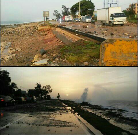 desecho-lanzado-por-ell-mar-en-el-malecon-dominicano